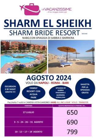 AGOSTO SHARM BRIDE SHARM EL SHEIKH