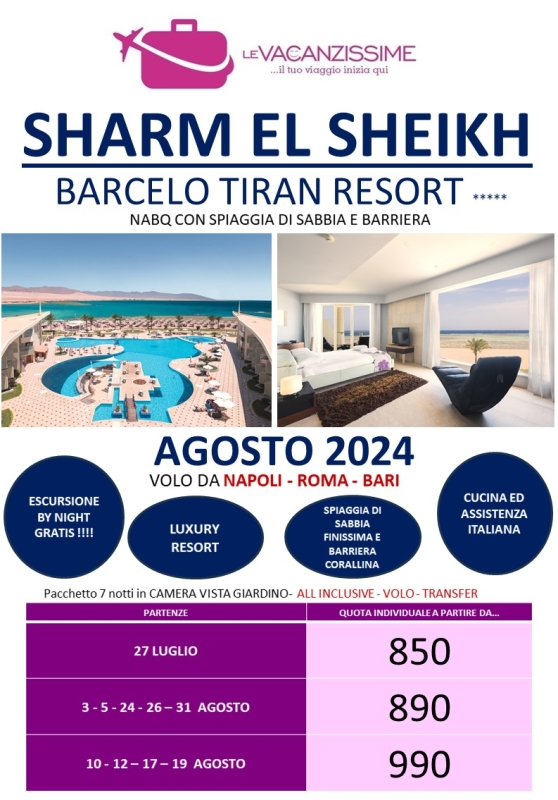 AGOSTO SHARM BARCELO 